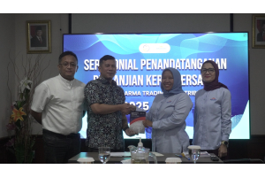 Seremonial Penandatanganan Perjanjian Kerja Bersama (PKB) KFTD Tahun 2025-2026